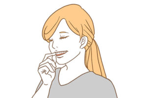 自然な外見
